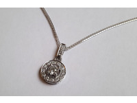 Diamond set pendant